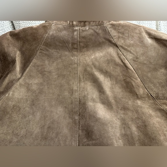 Vintage Georgetown Leather Design Suede Shirt/Jacket - Size M - Picture 11 of 13